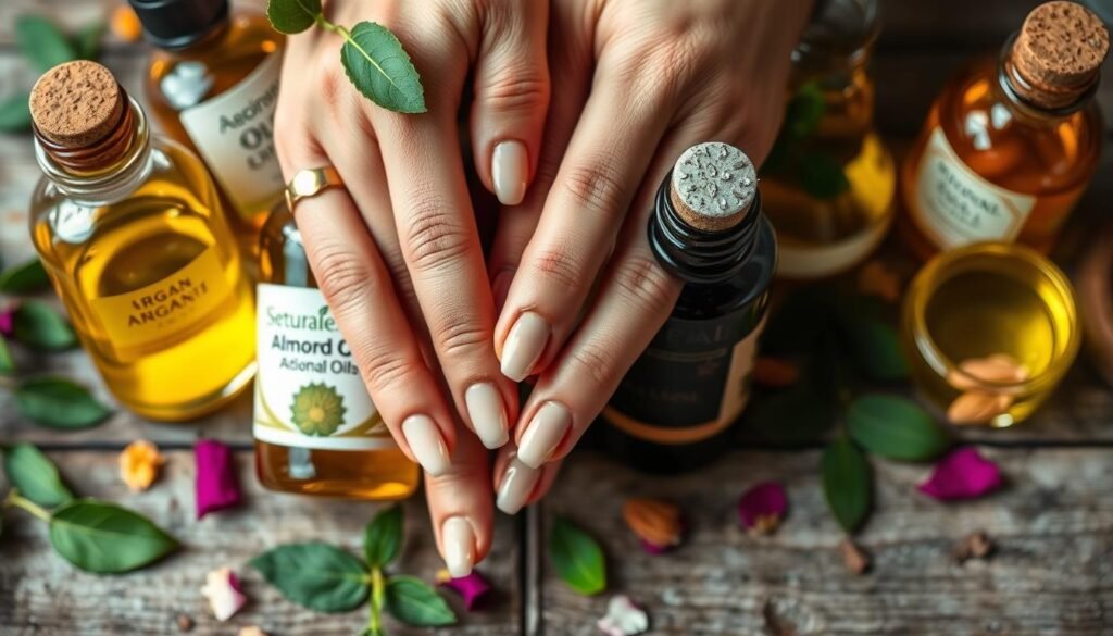 Benefits of natural oils for brittle nails