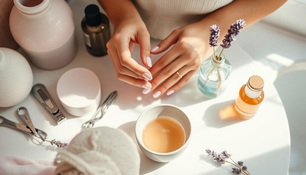 Cuticle care routine