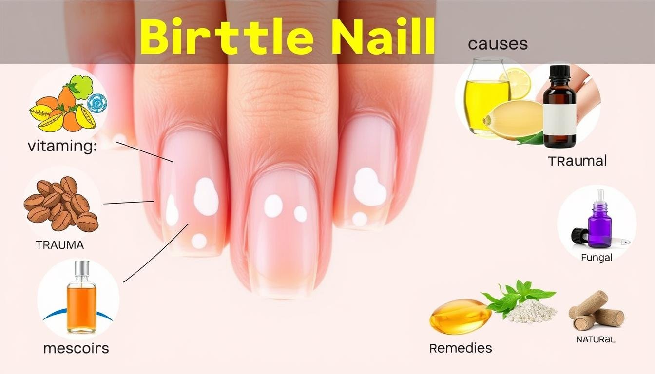 Discoloration of Brittle Nails: Yellowing and White Spots