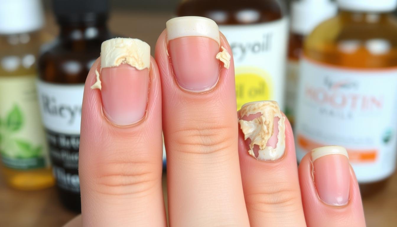 Nails Showing Signs of Biotin Deficiency