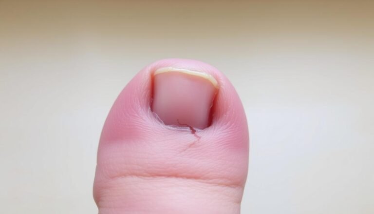 big toenail cracked vertically