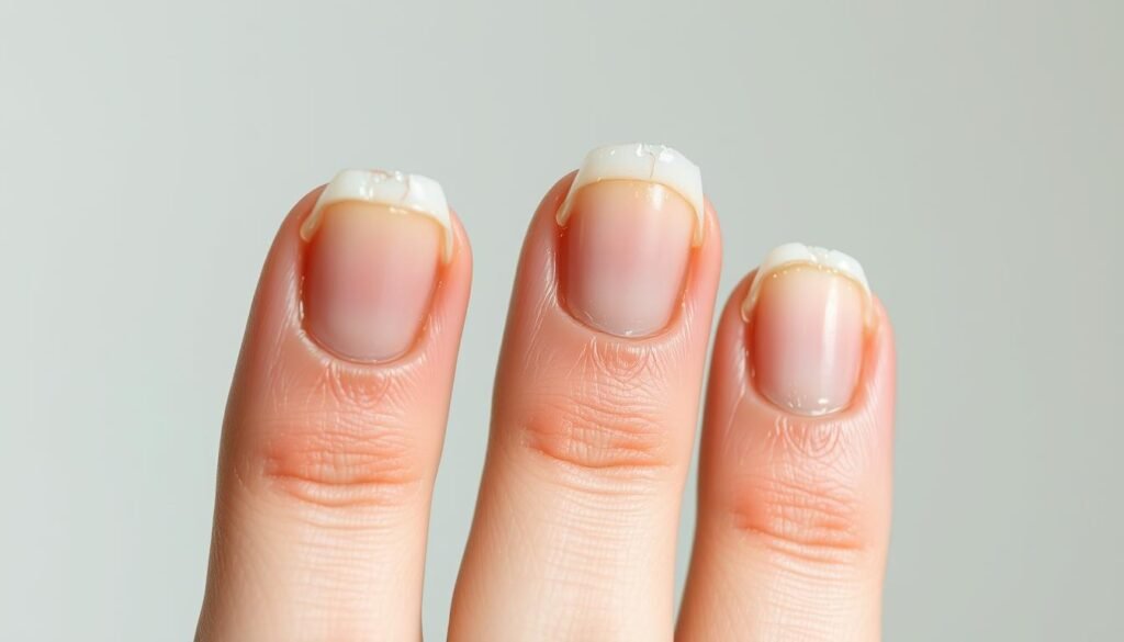 brittle tips and edges