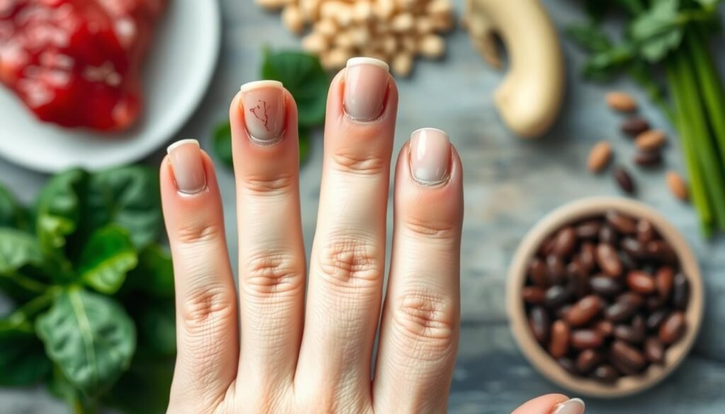 common nail issues related to iron deficiency