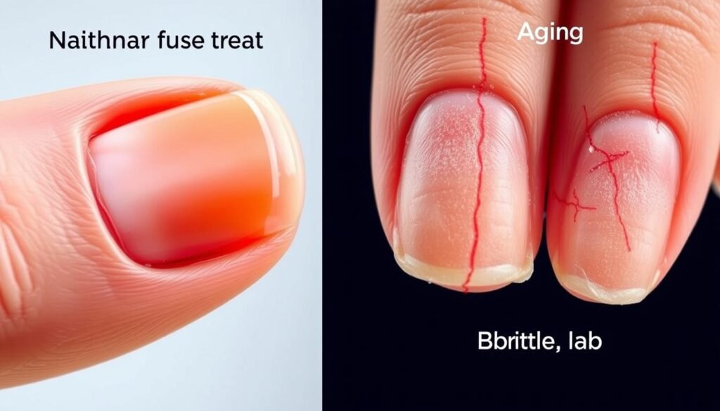 nail anatomy illustrating the importance of nail matrix aging