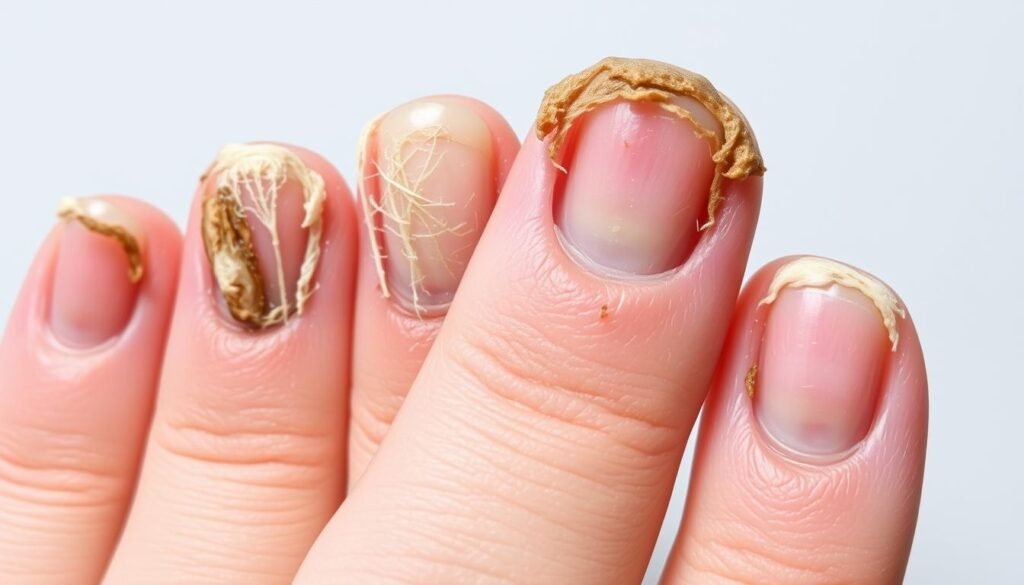 symptoms of onychorrhexis