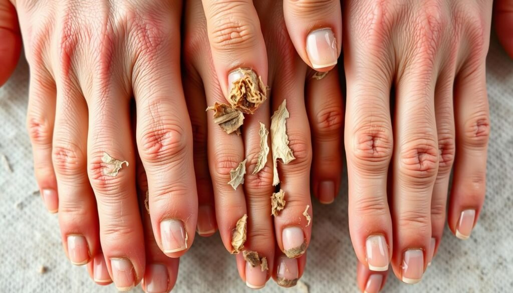 symptoms of weak nails