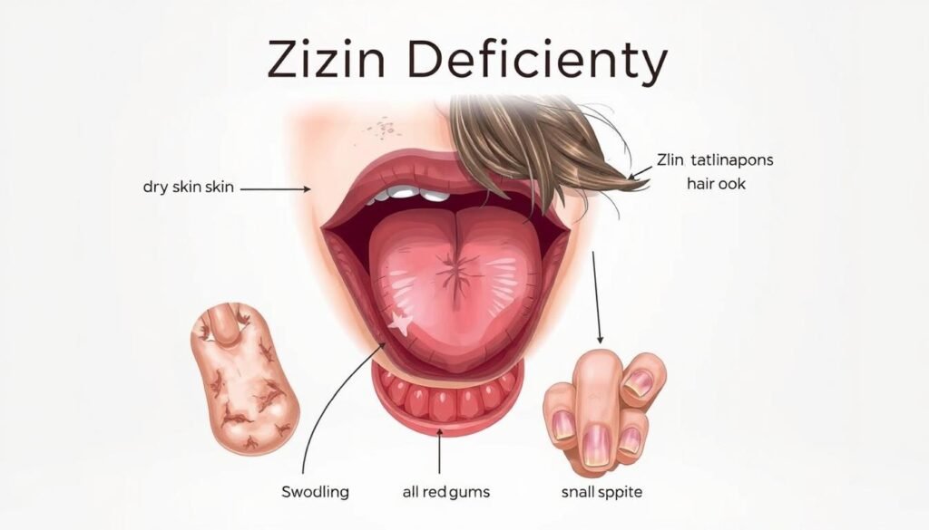zinc deficiency symptoms